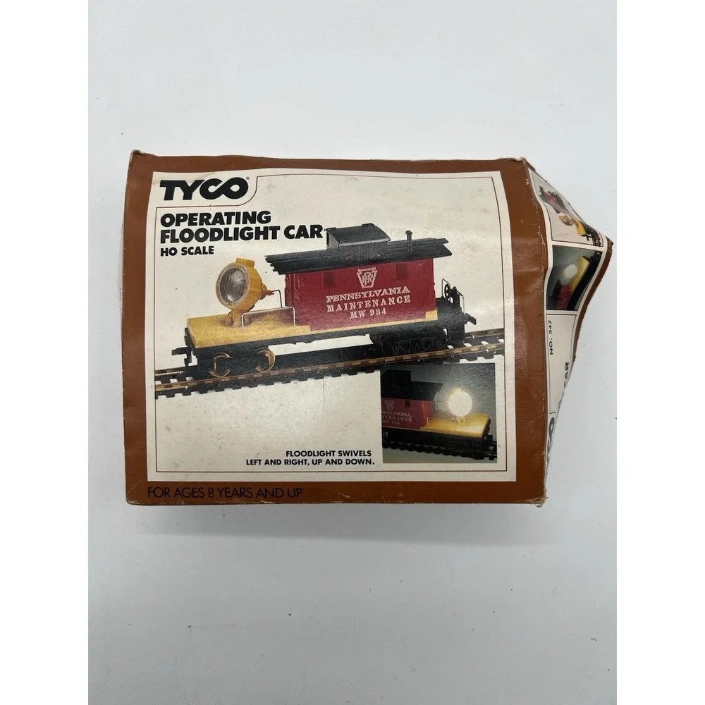 Tyco HO Scale Operating Floodlight‎ Car No 347
